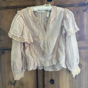 Loveshackfancy Cottagecore blouse